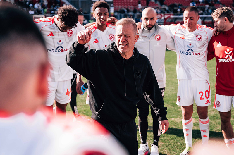 Pressekonferenz von Fortuna Düsseldorf
