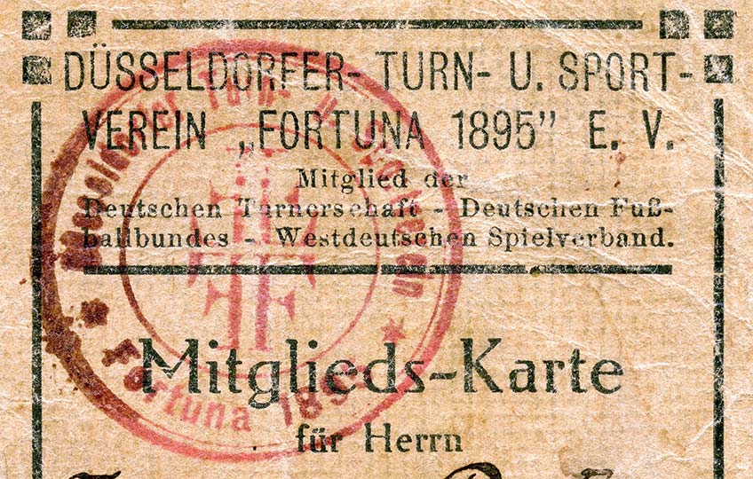 Fortuna Dusseldorf 1895 Geschichte Des Logos