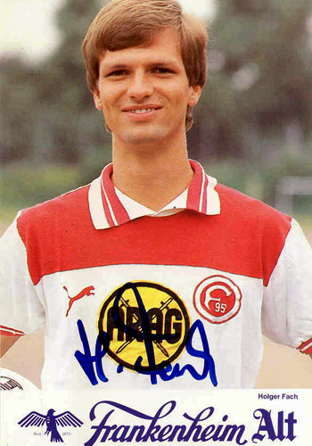 Holger Fach, Germany 🇩🇪 Fortuna Düsseldorf 1983/84 hand signed