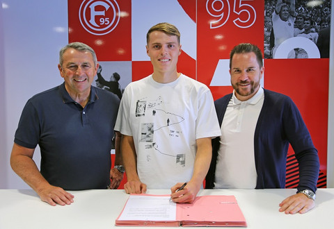 Benjamin Böckle, Austria 🇦🇹 Fortuna Düsseldorf 2022/23 hand signed