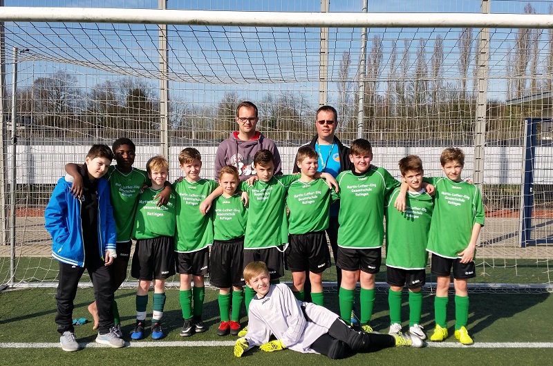 Fortuna Dusseldorf 1895 Martin Luther King Gesamtschule Ist Sieger Der Vorrunde A Und Stadtmeister Von Ratingen